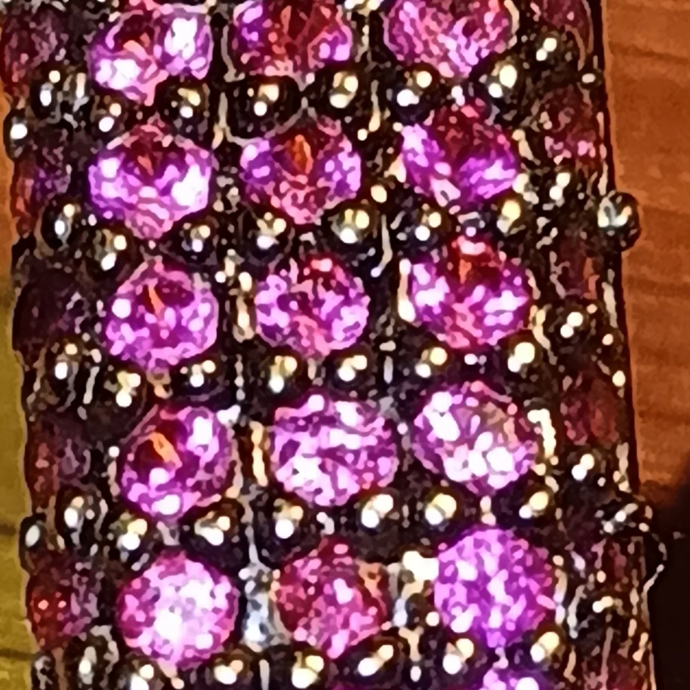 18k Over 925 Natural Pink Ruby Earrings - Picture 6 of 16